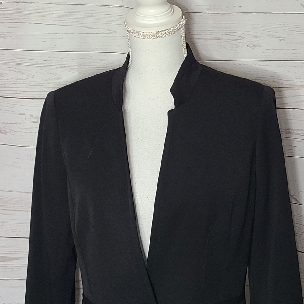 Whbm Back Notch Collar Single Button Blazer - image 5